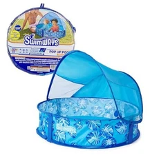  Elite Pop-Up Above Ground Pool, Baby Pool with Canopy & Carrying Case, 