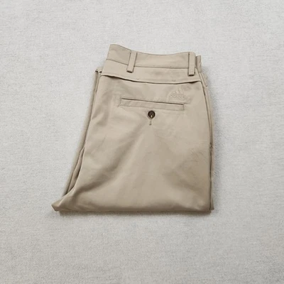 Adidas Herren Chino Hose Stoff W34 L34 Beige Golf Gerade Wandern Sport Outdoor - Bild 1 von 4