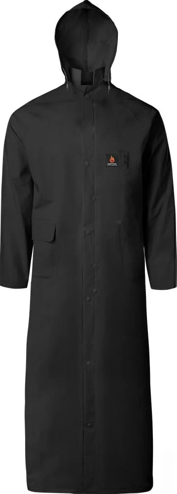 Ironwear 9221FR Flame Retardant Rain Jacket Riding Coat Detachable Hood