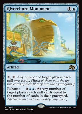 MTG Magic the Gathering Riverchurn Monument (57/568) Aetherdrift LP