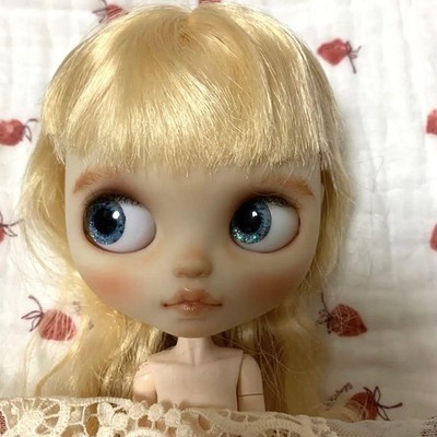 Custom Neo Blythe Doll Body Artist Transparent Skin Junie Moonie Cutie Obitsu 22