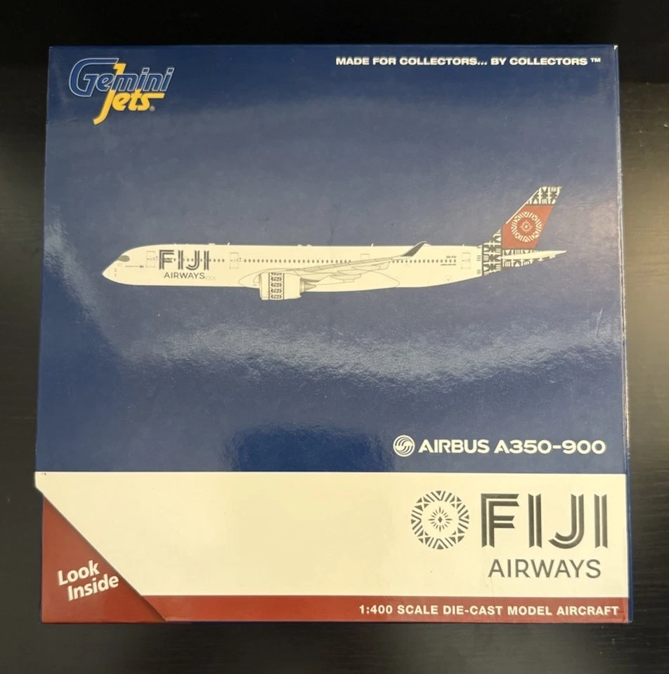 GeminiJets 1:400 Fiji Airways Airbus A350-900 DQ-FAI GJFJI1917 Scale Model Plane - Image 4 of 4