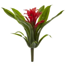 10 In. Bromeliad Artificial Flower Stem (Set of 6)