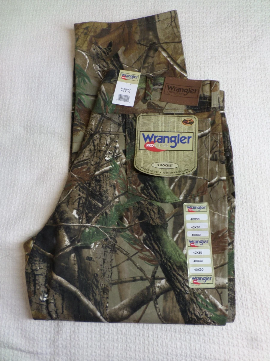 Pantalon De Chasse Camouflage Wrangler Pro Gear Jeans PG001AP Homme 38x32