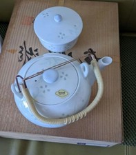 Japanese Tea Set Teapot 18cm with accessories Used