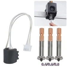 3D Printer For Anycubic Kobra 3 Max Hot End Hardened Steel Nozzle Assembly Parts