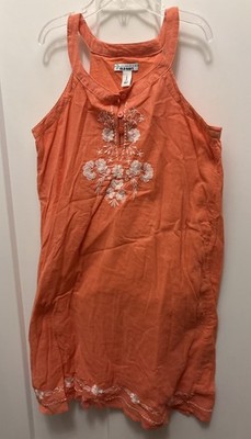 Old Navy  Girls Coral Sundress-  Size Large 10/12 