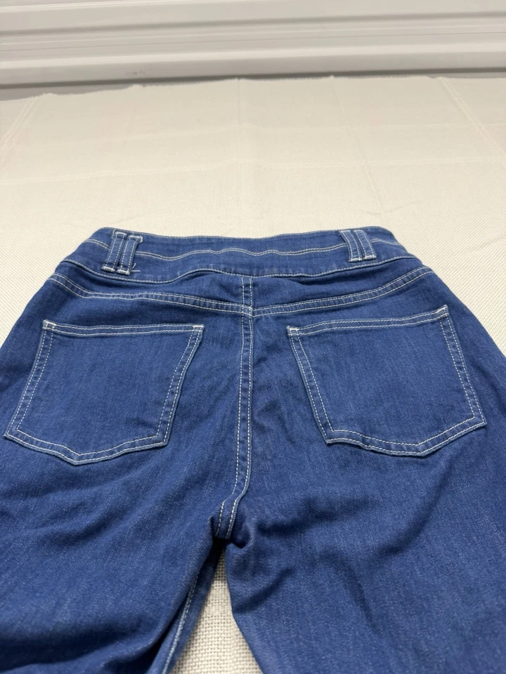Pantalones de mujer BCBG Maxazria Bell parte inferior pierna ancha Y2K talla 27 Foto 4 de 4