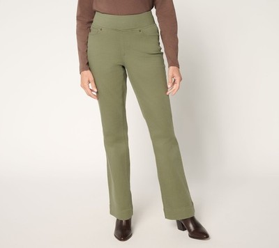 Belle by Kim Gravel Regular TripleLuxe Twill Boot Cut Jean Tea Leaf 26W Used