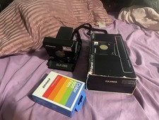 Polaroid SLR-680 Complete In Box With Strap And Manual Tested And Working