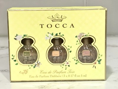 TOCCA Eau de Parfum Trio Set Dabbers 3 x 0.17 oz Florence Stella Cleopatra NIB
