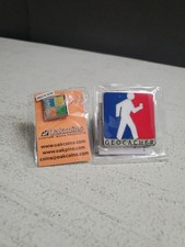 Geoswag Coin & Pin Club Novembre 2007 Geocacher Nuovo Non Attivato Geocoin + Spilla