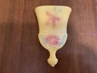 Vintage Hull Pottery Wall Pocket Vase Sun Glow Whisk Broom USA