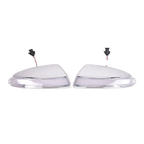 2 pezzi specchietto retrovisore porta segnale di svolta luce ambra per Mercedes W204 C250 C300 C350 C63 - Foto 5 di 10