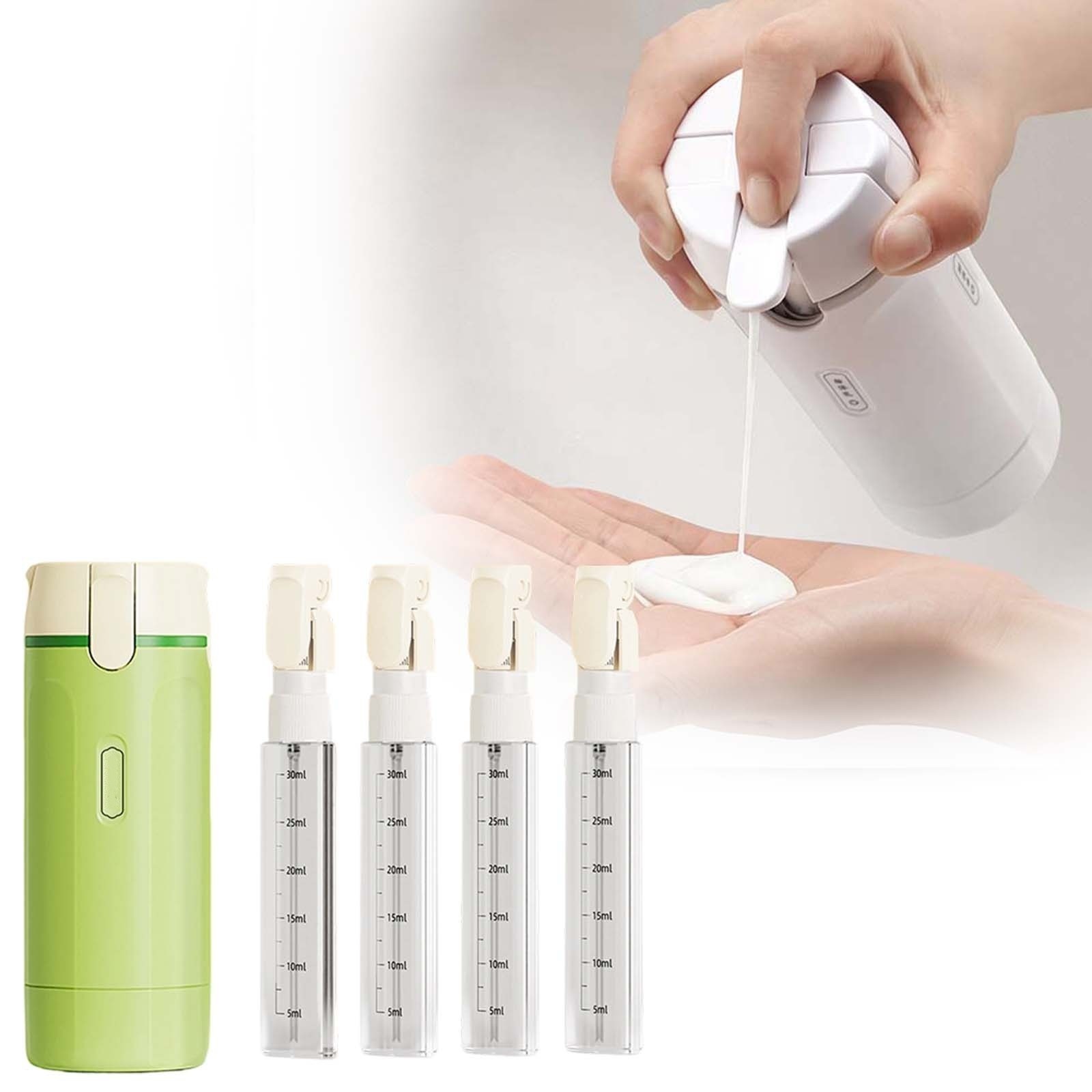 4 In 1 Travel Dispenser Bottle For Toiletries Portable Leak 