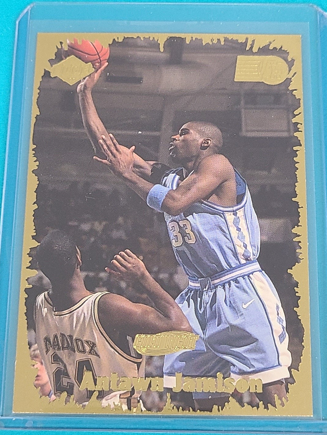 1999  Collector's Edge Rookie Rage Gold Ingot #RR-48 Antawn Jamison Card H6