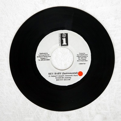 NO DOUBT HEY BABY INTERSCOPE 60694977007 Jamaica VINYL 7