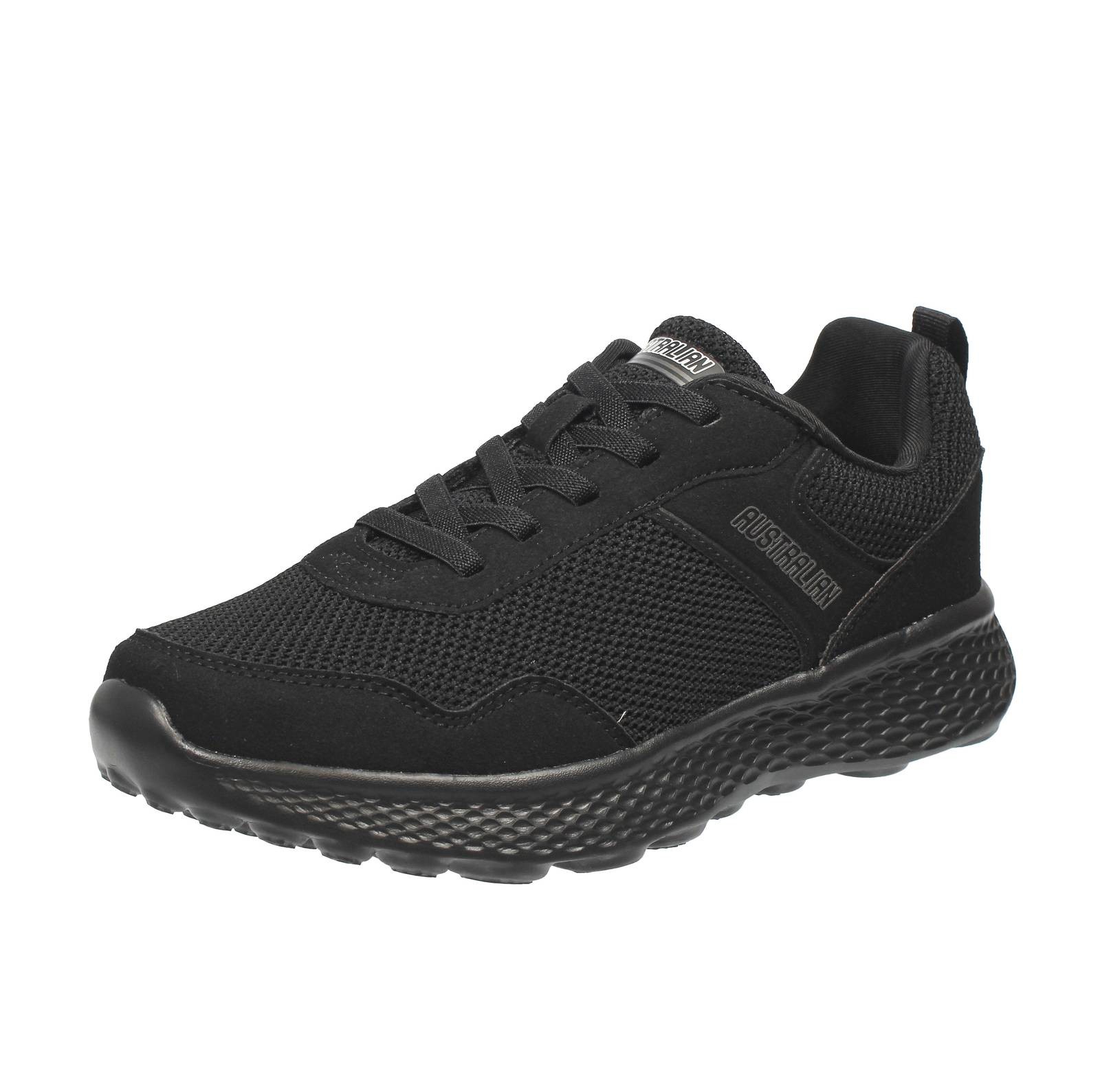 Australian Lucky - schwarze Mesh Sneaker - Gre 40 252 cm Herrenschuhe 8990₽
