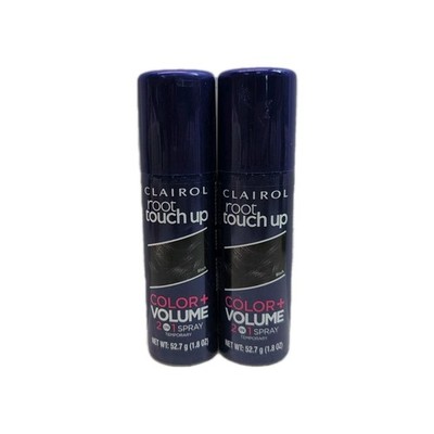 2 Clairol Root Touch Up Hair Color Volume Spray Temporary Black 1.8oz