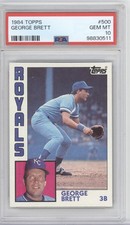 1984 Topps Baseball GEORGE BRETT #500 PSA 10 GEM MINT