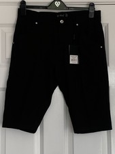 Ladies Long Golf Shorts Two Way Stretch Black UK 14 New Island Green 