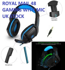 Gaming Headset For PC Xbox One PS4 Nintendo Switch 3.5mm USB Headphones With Mic