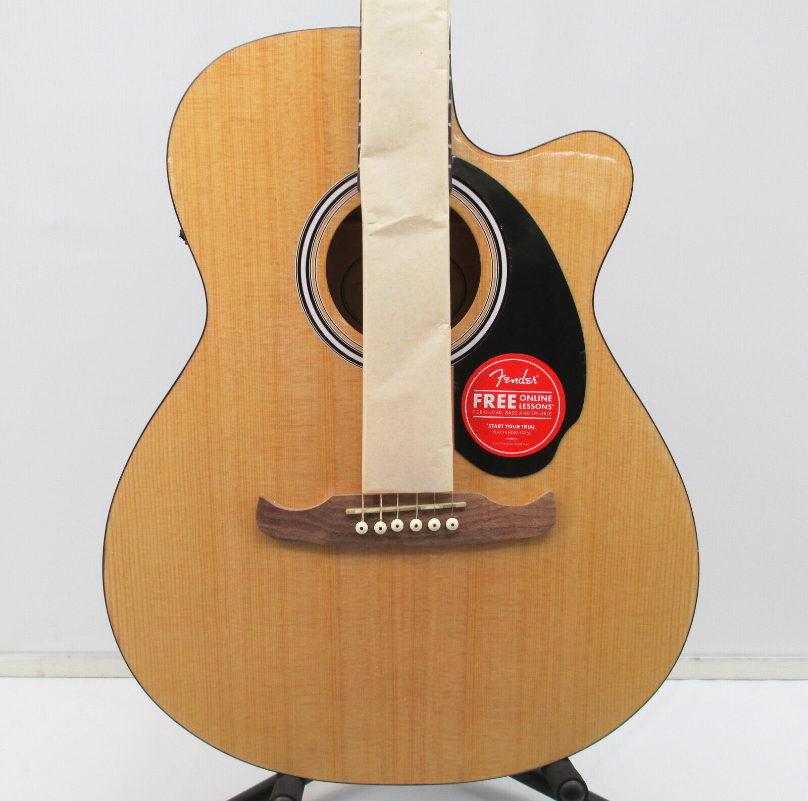 NOB Fender FA-135CE Concert Acoustic-Electric Guitar Natural