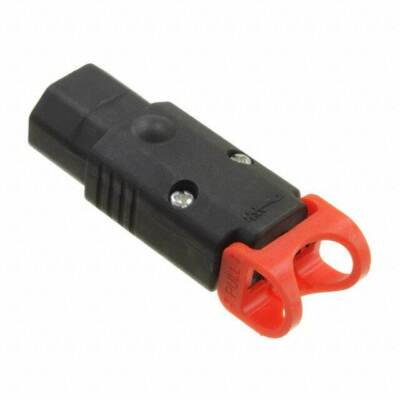 1 x IEC STECKDOSE MIT VERRIEGELUNG C13 - NEU