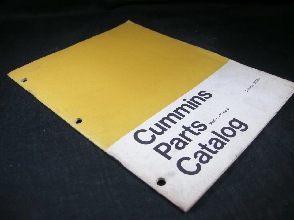 Cummins Model NT280B Diesel Engine Parts Manual Catalog Book NT-280-B OEM - Image 4 of 4