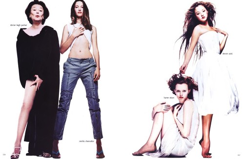 1999 Nick Knight Iman Maggie Rizer Carmen Karen Elson 12-seitiges MAGAZIN EDITORIAL - Bild 2 von 6