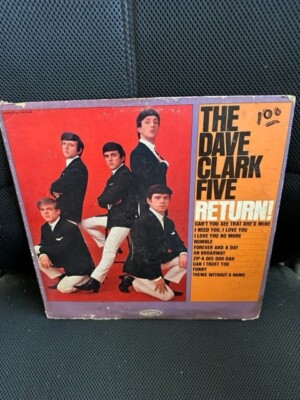DAVE CLARK 5 -RETURN RECORD, LP, VINYL