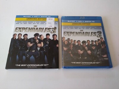 ''THE EXPENDABLES 3''  -  Blu-ray Disc  -  2014  -  NEW -  SEALED 
