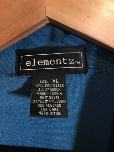 Womens Dress Jacket, ELEMENTZ, blue, 3 Button, Size XL , a255 - Picture 5 of 6