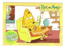 RICK AND MORTY SEASON 1 SCRATCH AND SNIFF CARD SS3 PIZZA MAN