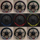 For Suzuki GSXR600 GSX-R 600 Wheel Hub Rim Decorative Decal Reflective Sticker