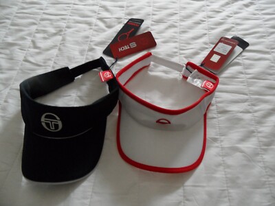 Sergio Tacchini 2 Set EVA PRO VISOR TENNIS CAP Damen Größe One Size