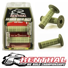Renthal G165 MX Dual Series Aramid Compound Half Waffle Off-Road Handlebar Grips