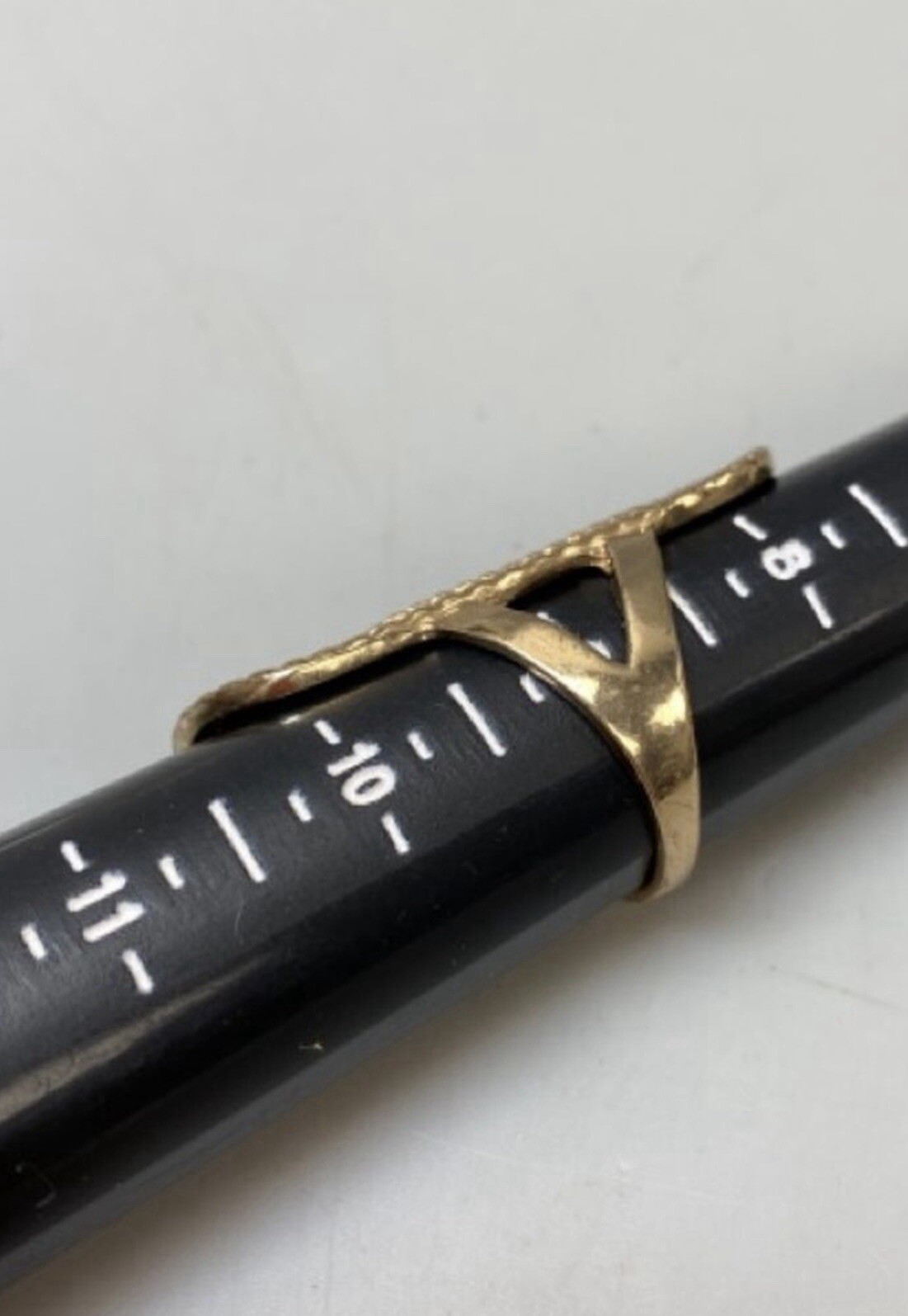 Huge gold tone statement ring - image 5