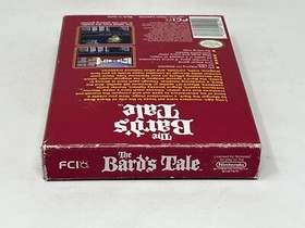 NES Nintendo - The Bard's Tale - CIB Complete in Box w/ All Inserts - Tested