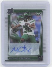2021 Clearly Donruss #69 Michael Carter Clearly Rated Rookie Autographs