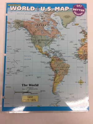 Quick Study World & U.S. Map GET BETTER GRADES!