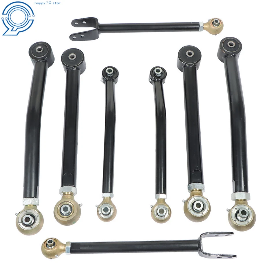 8X Adjustable 0-6" Lift Control Arms For Jeep Wrangler JK 2007-2018 - Image 2 of 4