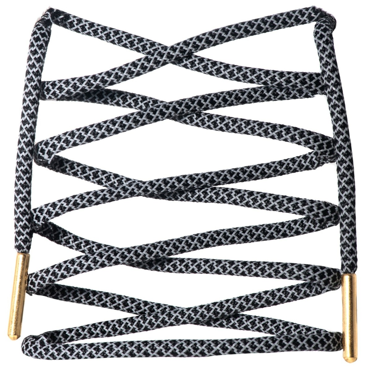 LitLaces 3M Reflective Rope Shoe Laces with Metal Aglet Tip for Running  Shoes