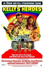 "KELLY'S HEROES" (1972) una hoja - 27"x41" ¡GRAN póster!