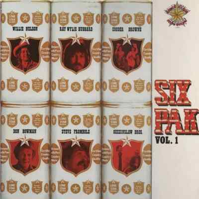 Willie Nelson, Hubbard, ... Six Pak Vol.1 NEAR MINT Lonestar Vinyl LP