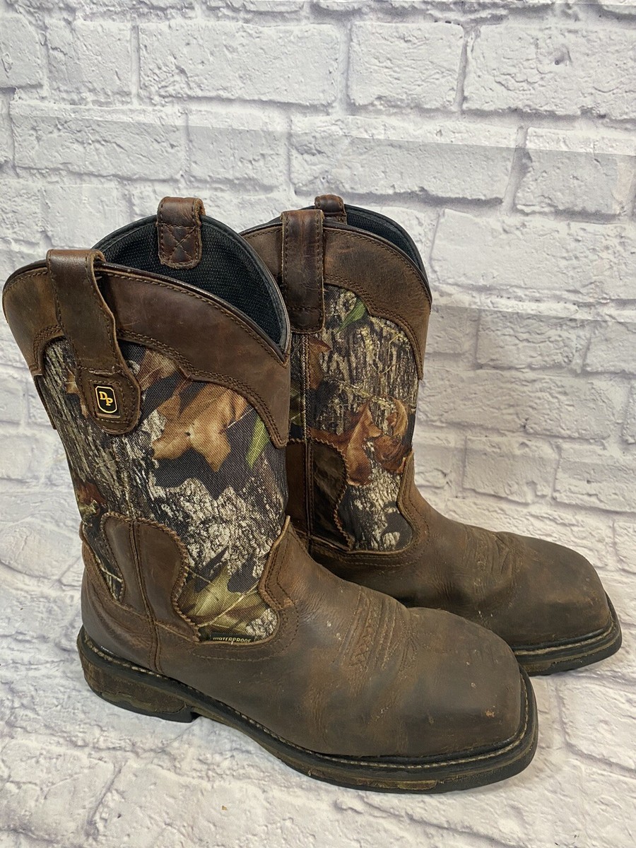 Dan Post Mens Brown/Camo Work Boot DP69488 Steel Toe | eBay display picture 2