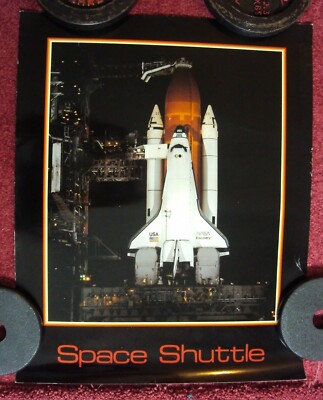 VINTAGE - NASA SPACE SHUTTLE - PHOTOGRAPHS - LOT OF 3 - 16