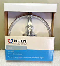 MOEN Vale Towel Ring in Chrome DN4486CH