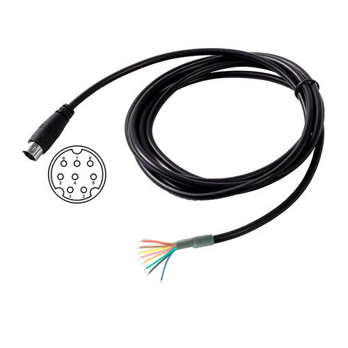 8-pinowy mini kabel wtykowy DIN o długości 1,8 m - Zdjęcie 2 z 6