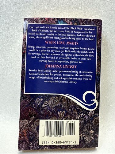 When Love Awaits (Avon Historical Romance) - Mass Market Paperback - 1986 Book - Picture 2 of 7